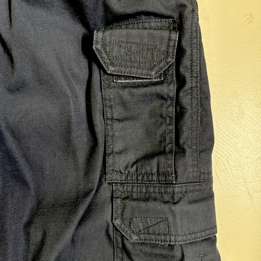 5 11 Tactical Series Ripstop Cargo Pants Mens 36x34 Blue Logo Cotton - Picture 3 of 6